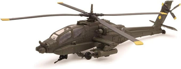 هلیکوپتر آپاچی عقب کش فلزی صدادار و چراغدار (APACHE)